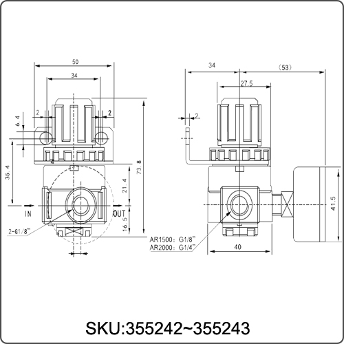 pressure regulator valve