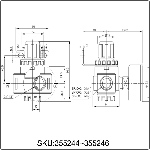 pressure regulator valve