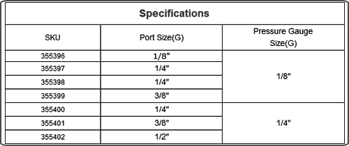 air regulator with filter