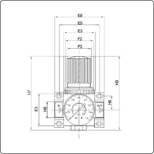 primary pressure regulating valve