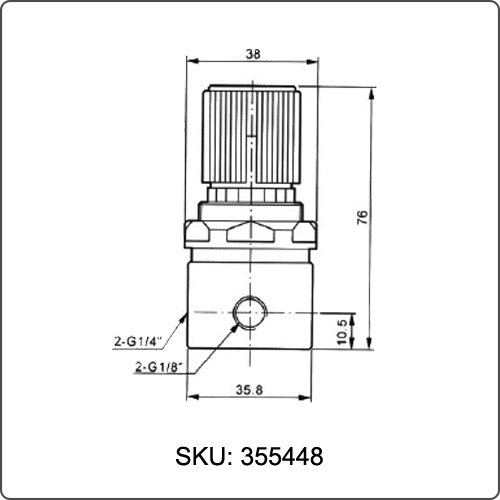 pressure regulating valve symbol