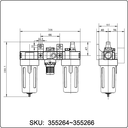 pneumatic control system components