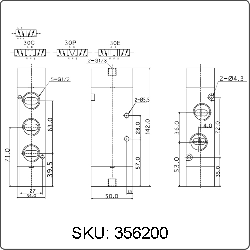 pneumatic control valve